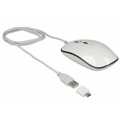 DeLOCK 12532 kompiuterio pelė Biuras Abiems rankoms USB A tipo Optinis 3200 DPI