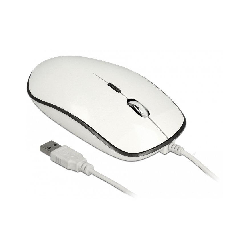 DeLOCK 12532 компьютерная мышь Офисная Для обеих рук USB тип-A Оптический 3200 DPI – 2