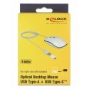 DeLOCK 12532 kompiuterio pelė Biuras Abiems rankoms USB A tipo Optinis 3200 DPI DeLOCK 12532 kompiuterio pelė Biuras Abiems rankoms USB A tipo Optinis 3200 DPI