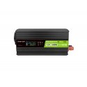 Green Cell Przetwornica napicia PowerInverter LCD 12 V 500W/1000W Przetwornica samochodowa z wywietl Green Cell Przetwornica napicia PowerInverter LCD 12 V 500W/1000W Przetwornica samochodowa z wywietl