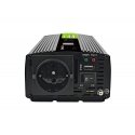 Green Cell Przetwornica napicia PowerInverter LCD 12 V 500W/1000W Przetwornica samochodowa z wywietl Green Cell Przetwornica napicia PowerInverter LCD 12 V 500W/1000W Przetwornica samochodowa z wywietl