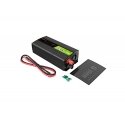 Green Cell Przetwornica napicia PowerInverter LCD 12 V 500W/1000W Przetwornica samochodowa z wywietl Green Cell Przetwornica napicia PowerInverter LCD 12 V 500W/1000W Przetwornica samochodowa z wywietl