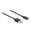 DeLOCK 83002 valguskaabel 1 m Must DeLOCK 83002 valguskaabel 1 m Must