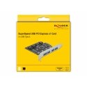 DeLOCK 90509 интерфейсная карта/адаптер Внутренний USB 3.2 Gen 1 (3.1 Gen 1) DeLOCK 90509 интерфейсная карта/адаптер Внутренний USB 3.2 Gen 1 (3.1 Gen 1)