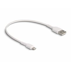 DeLOCK 87866 кабель с разъемами Lightning 0,3 m Белый
