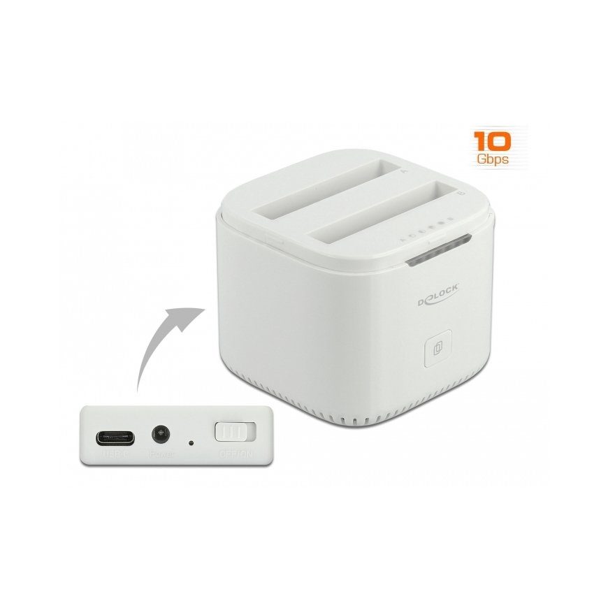 DeLOCK 63084 HDD/SSD dokstacija USB 3