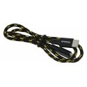 PATONA 1811 USB-kaapeli USB 2.0 0,06 m USB C musta, Keltainen