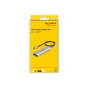 DeLOCK USB 10 Gbps USB Type-C Hub with 4 x USB Type-C female with 35 cm connection cable