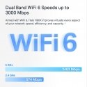 Mercusys Halo H80X (3-pack) Divkāršā frekvenču josla (2.4 GHz / 5 GHz) Wi-Fi 6 (802.11ax) Balts Iekš Mercusys Halo H80X (3-pack) Divkāršā frekvenču josla (2.4 GHz / 5 GHz) Wi-Fi 6 (802.11ax) Balts Iekš