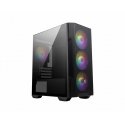 MSI MAG Forge M100R Midi Tower Must, Läbipaistev MSI MAG Forge M100R Midi Tower Must, Läbipaistev