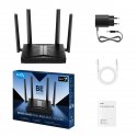 Cudy WR3600 belaidis maršrutizatorius Gigabitinis eternetas Dviguba juosta (2,4 GHz / 5 GHz) Juoda