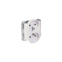 РОЗЕТКА ДВОЙНАЯ SANTRA/4143-10/EPN 230V 16A Электро-Пласт РОЗЕТКА ДВОЙНАЯ SANTRA/4143-10/EPN 230V 16A Электро-Пласт