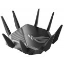 ASUS GT-AXE11000 bezvadu rūteris Tīkls Gigabit Ethernet Trīs diapazoni (2,4 GHz / 5 GHz / 6 GHz) Mel ASUS GT-AXE11000 bezvadu rūteris Tīkls Gigabit Ethernet Trīs diapazoni (2,4 GHz / 5 GHz / 6 GHz) Mel