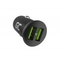 Green Cell GC CADM-GC-36AA - USB-Ladegeraet 36 W 2x USB-A schwarz