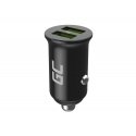 Green Cell GC CADM-GC-36AA - USB-Ladegeraet 36 W 2x USB-A schwarz