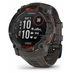 Garmin Instinct 3 Solar 3.3 cm (1.3") MIP 50 mm Digital 176 x 176 pixels Touchscreen Black GPS (satellite)