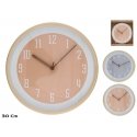 Настенные часы под дерево 30 см, 2 вида, 30 x 30 x 4,5 см, DECOR Настенные часы под дерево 30 см, 2 вида, 30 x 30 x 4,5 см, DECOR