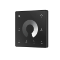 Mono tālvadības pults reostata panelis melns pie sienas stiprināms 4 zonu LED RF2.4GHz SD sērija