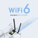 Mercusys MA80XE tinklo plokštė Vidinis WLAN / Bluetooth 3000 Mbit/ai