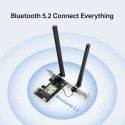 Mercusys MA80XE tinklo plokštė Vidinis WLAN / Bluetooth 3000 Mbit/ai