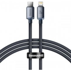 Baseus CAJY000201 mobiliojo telefono laidas Pilka 1,2 m USB C Lightning