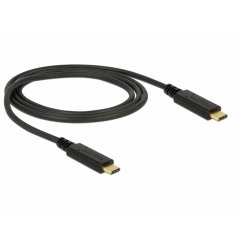 DeLOCK 83661 USB cable USB 3.2 Gen 2 (3.1 Gen 2) 1 m USB C Black