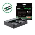 Lādētājs Dual Sony NP-FZ100 - USB-C ieeja/izvade Lādētājs Dual Sony NP-FZ100 - USB-C ieeja/izvade