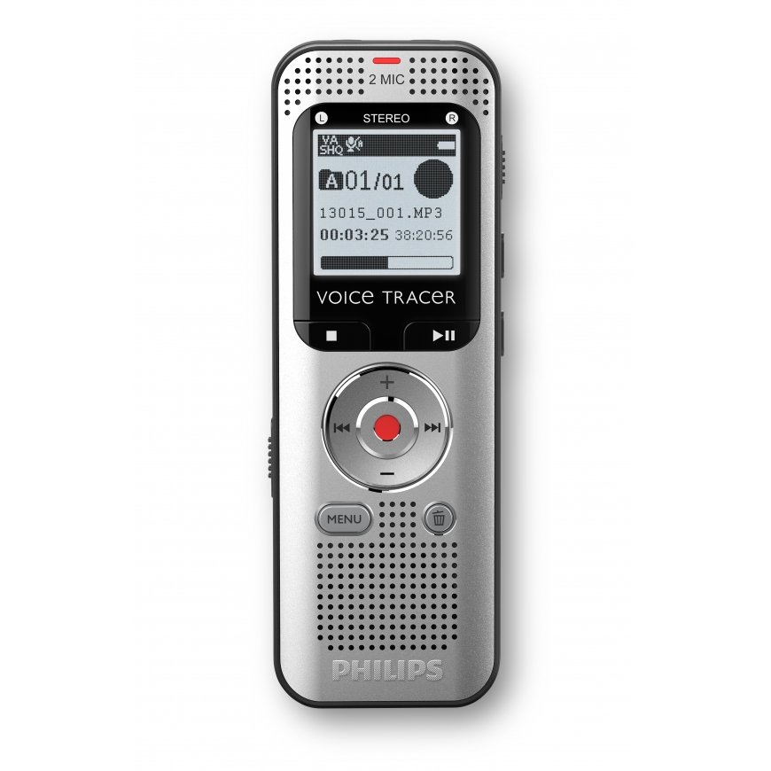 Philips Voice Tracer DVT2015 Diktafons Iekšējā