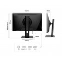 JAPANNEXT JN-IPS238FHDR-C65W-HSP монитор для ПК 60,5 cm (23.8") 1920 x 1080 пикселей Full HD LED Чер