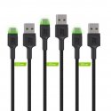 Green Cell KABGCSET02 USB-kaabel 1,2 m USB A USB C Must Green Cell KABGCSET02 USB-kaabel 1,2 m USB A USB C Must