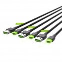 Green Cell KABGCSET02 USB kabelis 1,2 m USB A USB C Melns Green Cell KABGCSET02 USB kabelis 1,2 m USB A USB C Melns