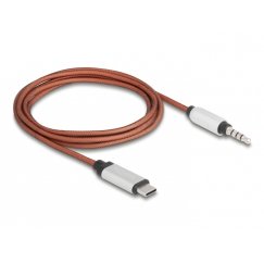 DeLOCK 81288 USB кабель Оранжевый, Серебристый