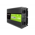 Green Cell Przetwornica napicia PowerInverter LCD 12 V 2000W/40000W Przetwornica samochodowa z wywie Green Cell Przetwornica napicia PowerInverter LCD 12 V 2000W/40000W Przetwornica samochodowa z wywie