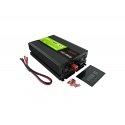 Green Cell Przetwornica napicia PowerInverter LCD 12 V 2000W/40000W Przetwornica samochodowa z wywie Green Cell Przetwornica napicia PowerInverter LCD 12 V 2000W/40000W Przetwornica samochodowa z wywie