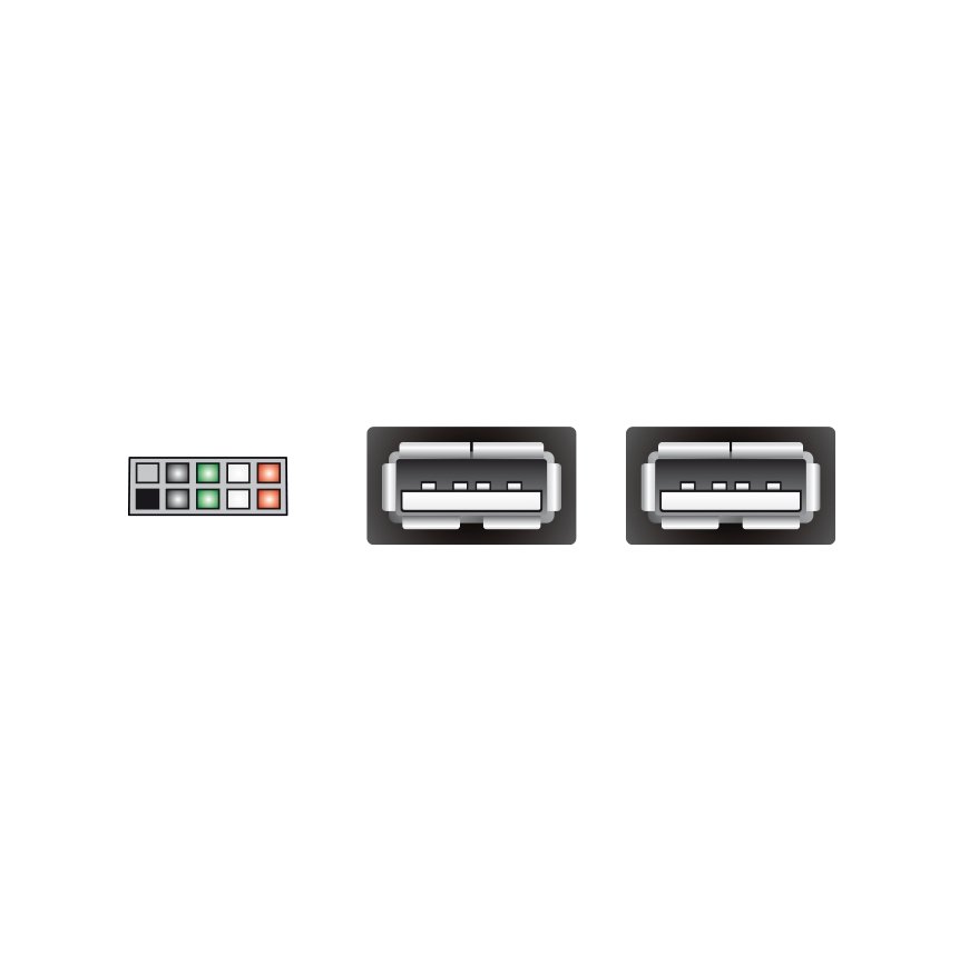 DeLOCK 83292 Vidinis USB kabelis – 2