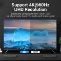 Vention TCCH0 USB grafiskais adapteris 3840 x 2160 pikseļi Melns, Pelēks Vention TCCH0 USB grafiskais adapteris 3840 x 2160 pikseļi Melns, Pelēks
