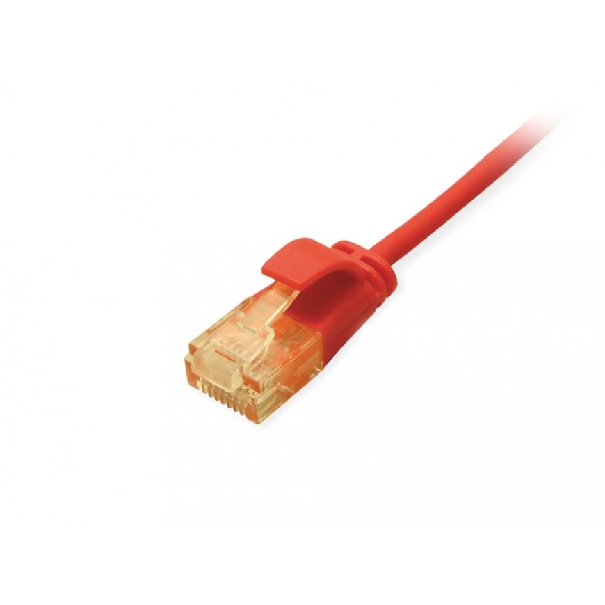 Equip Cat.6A U/UTP Slim Patch Cable, 1.0m, Red