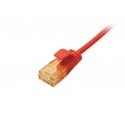 Equip Cat.6A U/UTP Slim Patch Cable, 1.0m, Red