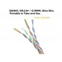 Equip Cat.6A U/UTP Slim Patch Cable, 1.0m, Red
