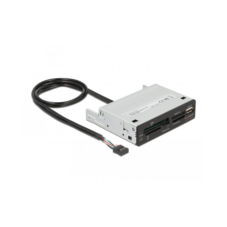 DeLOCK 3.5″ USB 2.0 Card Reader 5 slot + 1 x USB 2.0 Type-A female