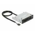 DeLOCK 3.5″ USB 2.0 Card Reader 5 slot + 1 x USB 2.0 Type-A female DeLOCK 3.5″ USB 2.0 Card Reader 5 slot + 1 x USB 2.0 Type-A female