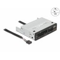DeLOCK 91708 кардридер USB 2.0 Внутренний Черный, Серый DeLOCK 91708 кардридер USB 2.0 Внутренний Черный, Серый