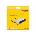DeLOCK 3.5″ USB 2.0 Card Reader 5 slot + 1 x USB 2.0 Type-A female DeLOCK 3.5″ USB 2.0 Card Reader 5 slot + 1 x USB 2.0 Type-A female