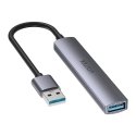 UNITEK H1208A interface hub USB 3.2 Gen 1 (3.1 Gen 1) Type-A 5000 Mbit/s Grey UNITEK H1208A interface hub USB 3.2 Gen 1 (3.1 Gen 1) Type-A 5000 Mbit/s Grey