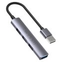 UNITEK H1208A sąsajos šakotuvas USB 3.2 Gen 1 (3.1 Gen 1) Type-A 5000 Mbit/ai Pilka UNITEK H1208A sąsajos šakotuvas USB 3.2 Gen 1 (3.1 Gen 1) Type-A 5000 Mbit/ai Pilka