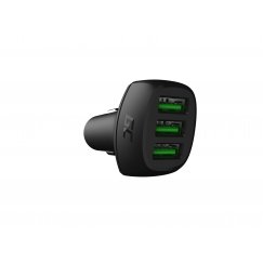 Green Cell CADGC01 PDA/mobīlo telefonu lādētājs Universāls Melns Cigāru šķiltavas Ātrā uzlāde Auto