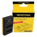 PATONA 01883 bateriju lādētājs Aktivitāšu sporta kameras akumulators USB PATONA 01883 bateriju lādētājs Aktivitāšu sporta kameras akumulators USB