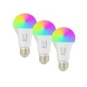 Immax NEO LITE Smart 3x spuldze LED E27 11W RGB + CCT krāsa un balta, regulējama, WiFi, Bāka