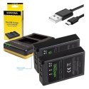 Komplekts Lādētājs Dual Olympus BLS5+2x Akumulators 1100 mAh