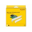 DeLOCK 89029 интерфейсная карта/адаптер Внутренний SATA, USB 3.2 Gen 2 (3.1 Gen 2) DeLOCK 89029 интерфейсная карта/адаптер Внутренний SATA, USB 3.2 Gen 2 (3.1 Gen 2)